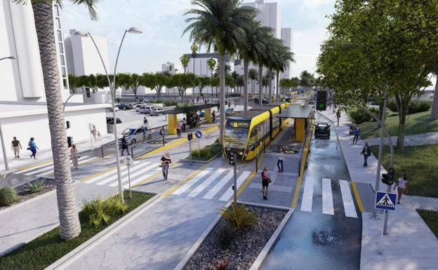 El avance de las obras de la MetroGuagua permite abrir un tramo de Simón Bolívar