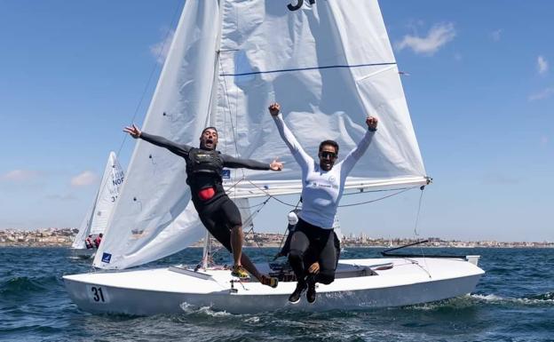 Los canarios Alfredo González y Cristian Sánchez, campeones del mundo de Snipe