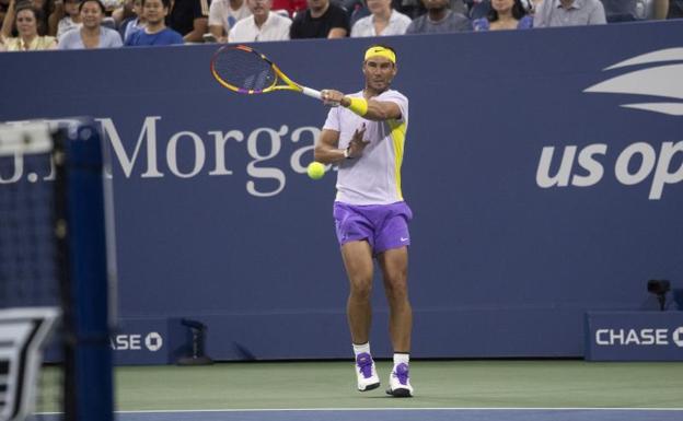 Nadal, during an exhibition in New York.