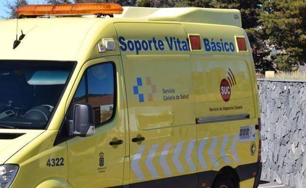 Cinco heridos tras colisionar tres vehículos en la autopista sur de Tenerife