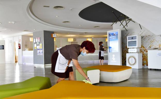 Los hoteles de Canarias, con niveles de empleo previos a la pandemia