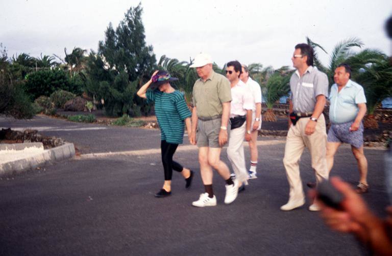 Aquellas vacaciones de Gorbachov y Raisa en La Mareta en 1992