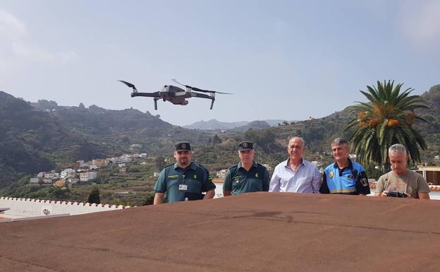 Un dron vigilará Teror desde el aire durante el 7 y el 8 de septiembre