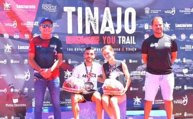 Moana Kehres y Yonet González, vencedores de la VI Tinajo You Trail