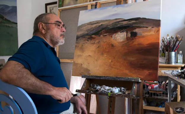 The painter Juan Guerra. 