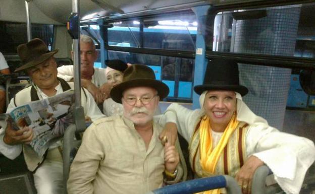 Global moviliza 200 guaguas para llevar a 60.000 personas hasta Teror