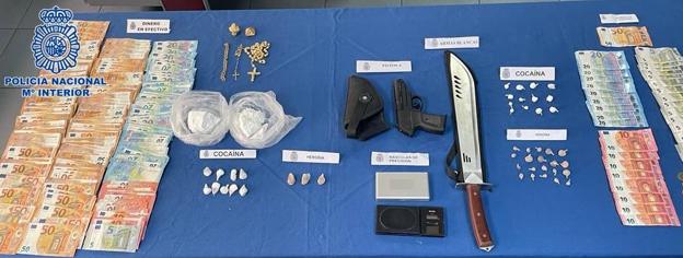 Desarticulado un punto de venta de sustancias estupefacientes en El Polvorín