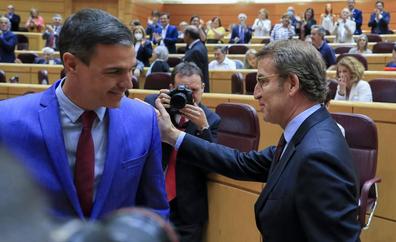 En directo I Sánchez y Feijóo se baten en el Senado en su primer cara a cara del curso