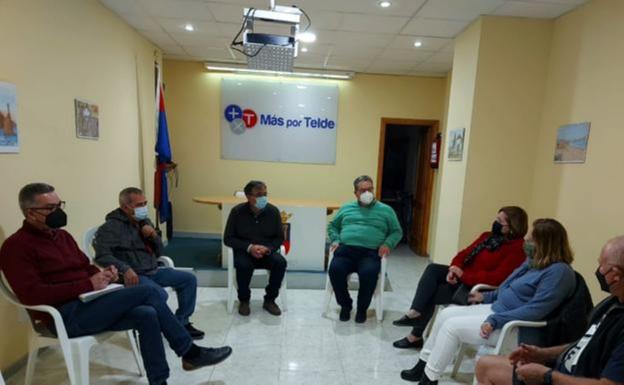 Foto de archivo de una reunión del Comité Ejecutivo de Más por Telde. 