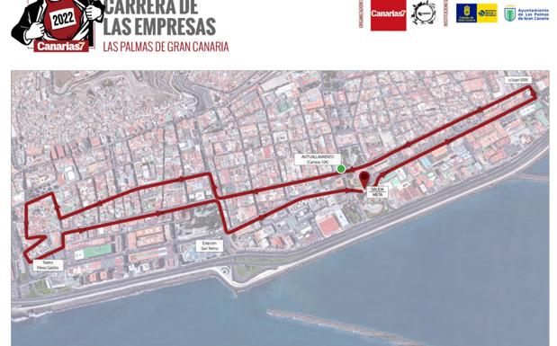 CANARIAS7 Carrera de las Empresas: un recorrido por el corazón de la ciudad