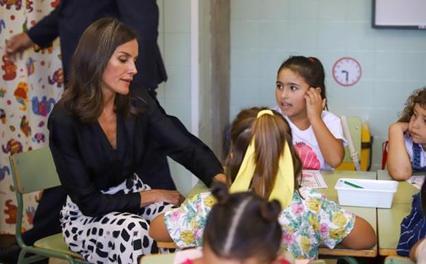 La Reina inaugura el curso escolar en La Palma