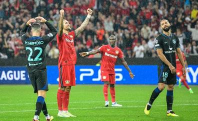 El Atlético resucita al Leverkusen