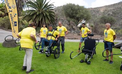 Cuatro sillas 'joëlette' harán accesibles los senderos para personas con movilidad reducida