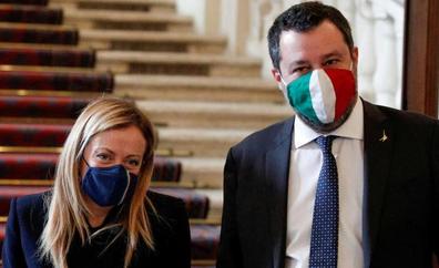 Grietas en la alianza electoral entre Salvini y Meloni