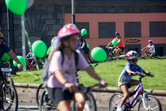 Ni el aviso de lluvia puede con la bicicleta