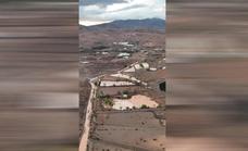 El paso de la DANA por Fuerteventura a vista de dron