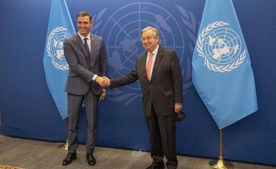 Sánchez traslada a la ONU el compromiso de España por la crisis alimentaria