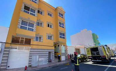 Se desata un incendio en una vivienda de Santa Lucía de Tirajana