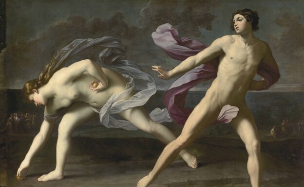 'Hipómenes y Atalanta', de Guido Reni, cuadro recién restaurado. /josé Baztán Lacasa