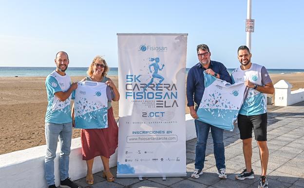 Carrera solidaria por la ELA, en Playa Honda