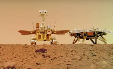 El rover chino Zhurong halla indicios de antiguas inundaciones en Marte