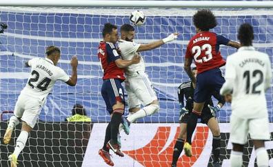 Osasuna resiste en el Bernabéu y frena la racha victoriosa del Real Madrid