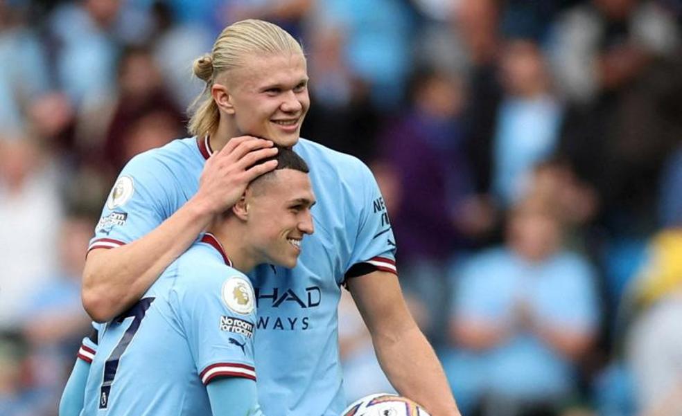 Haaland y Foden trituran al Manchester United