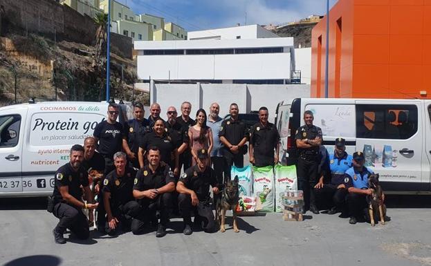 Más de 600 kilos de comida para animales abandonados en la capital grancanaria