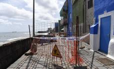 La reparación del socavón y del muro de San Cristóbal necesita tres meses de obras