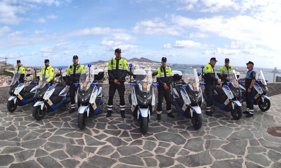 La Policía Local capitalina incorpora siete motos hasta alcanzar una flota de 51