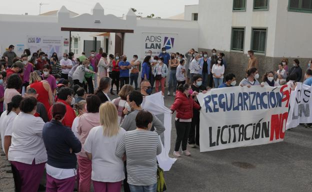 El personal de Adislan da otra semana de tregua y vuelve a retrasar la huelga