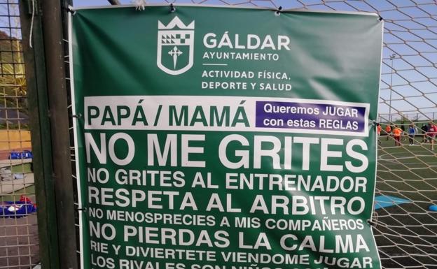 Gáldar pone en marcha una campaña de promoción del respeto en las canchas