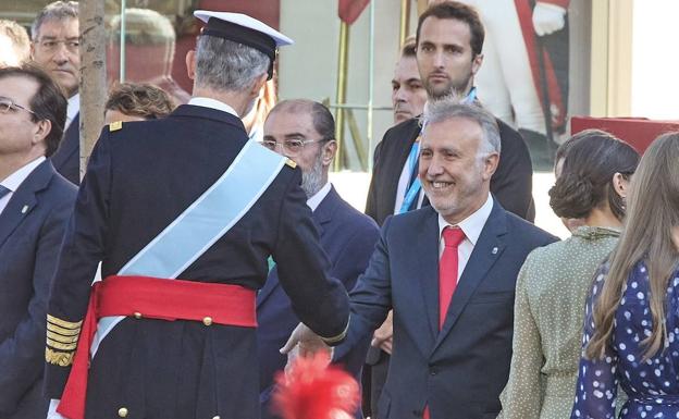 Torres: «La presencia de Canarias es un gran homenaje en este duro año para La Palma»