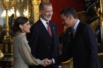 La recepción del 12 de Octubre en el Palacio Real, en imágenes
