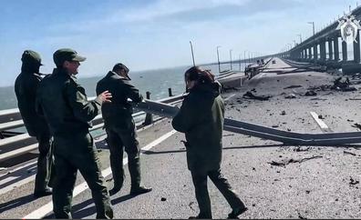 Rusia detiene a ocho personas por su relación con el ataque al puente de Crimea