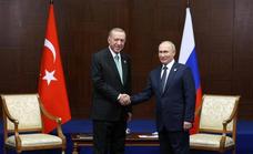 Putin se abre a enviar gas a Europa a través de Turquía