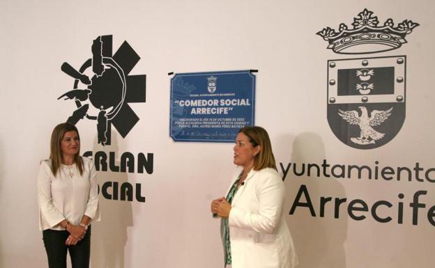 Comedor social de Arrecife, con sitio para 100 usuarios al día