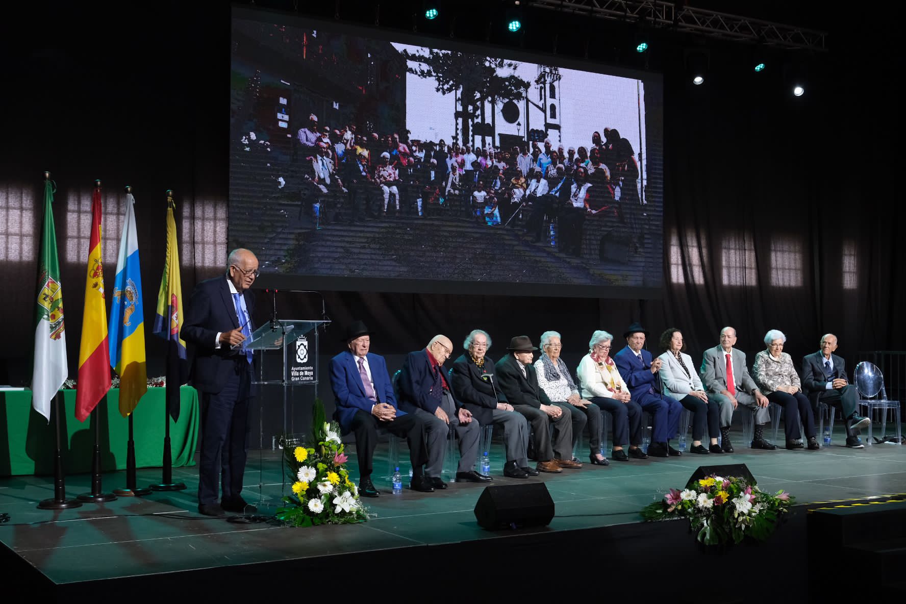 Homenaje a los hermanos Hernández Pérez en Moya