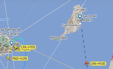 Varios vuelos desviados en la noche del sábado por «tormentas en aproximación» a Fuerteventura