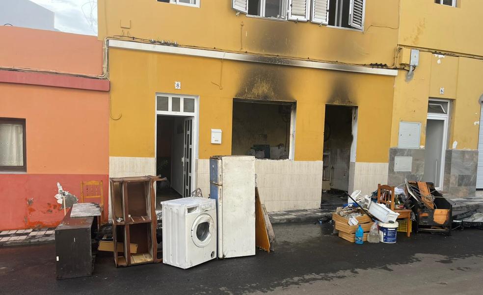 Un hombre, en estado crítico tras una explosión de gas en una vivienda de La Aldea