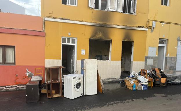 Un hombre, en estado crítico tras una explosión de gas en una vivienda de La Aldea