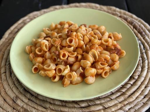 Los macarrones con chorizo de mi abuela