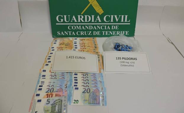Sorprendido en La Orotava con 135 pastillas de estimulación sexual
