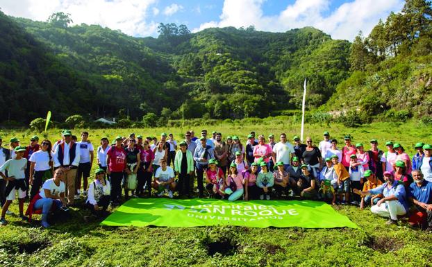 Jornada de reforestación con pacientes oncológicos