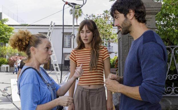 Laura Aldea culmina esta semana el rodaje en Gran Canaria de 'La mujer dormida'