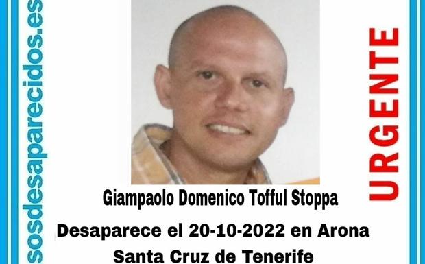 Buscan a un hombre de 44 años desaparecido en Arona hace seis días