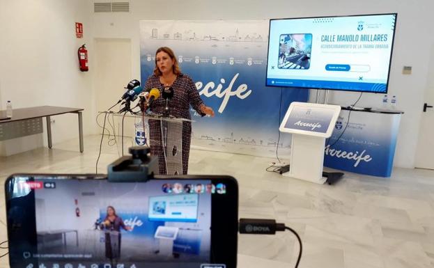 Manolo Millares, principal acceso al centro de Arrecife en un año