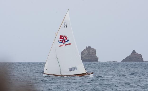 Graciosero vuelve a triunfar en el Encuentro de Vela Latina Isla de La Graciosa