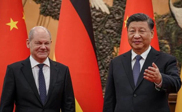 Scholz pide a Xi utilizar su influencia sobre Rusia para poner fin a la guerra