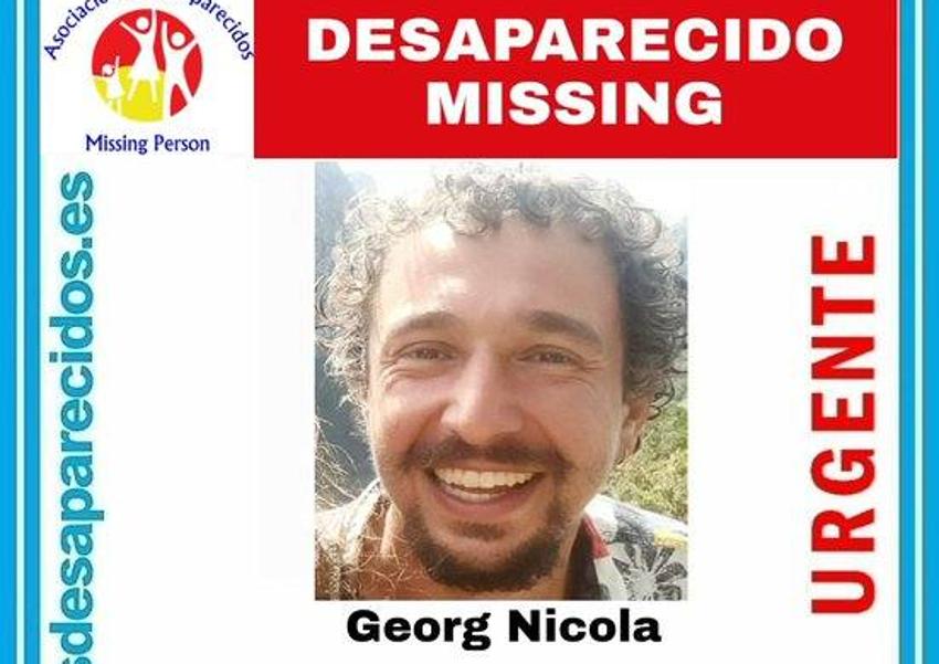 Se busca a Georg Nicola, desaparecido en Adeje